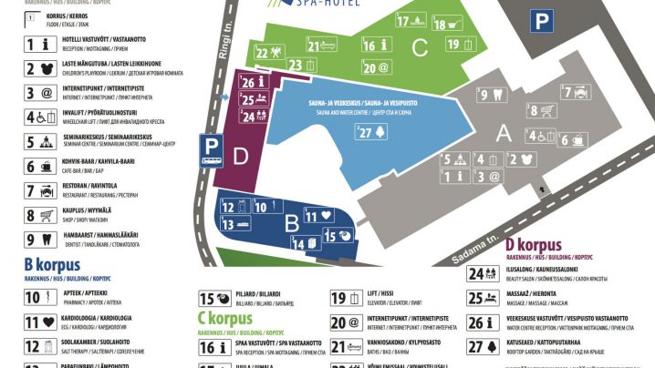 House plan | Viiking Spa Hotel | Accommodation in Pärnu